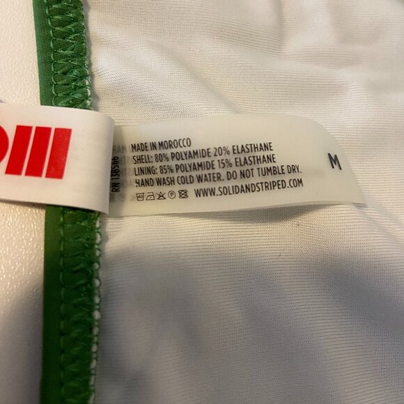 SOLID & STRIPED NWOT Tati Bandeau Bikini Top and Bottom - Picture 9 of 10